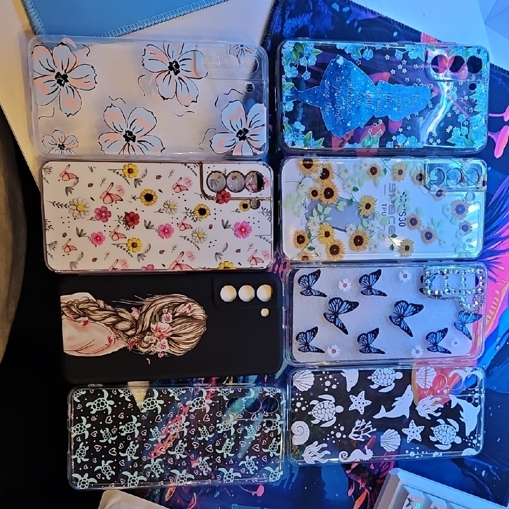 Floral and Artistic Phone Case Set